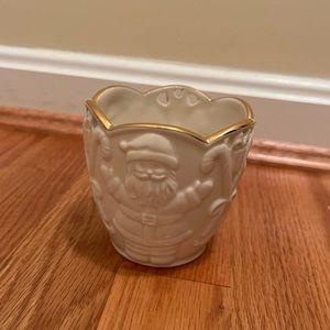 Lenox Merry Lights Santa Votive Holder